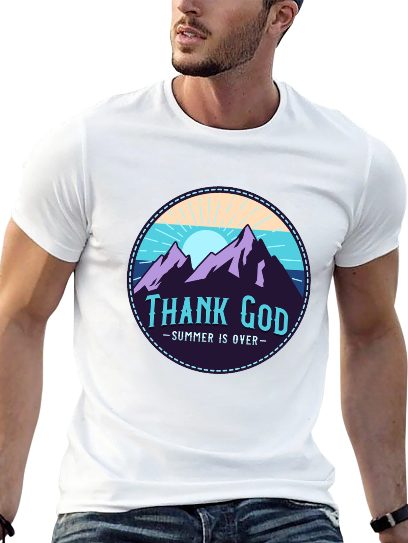 Thank God Summer is Over Graphic T-Shirt
