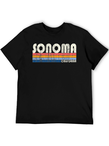 Sonoma California Retro Style T-Shirt