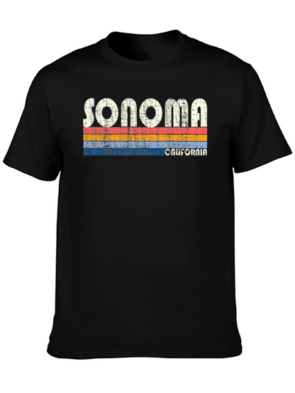 Sonoma California Retro Style T-Shirt