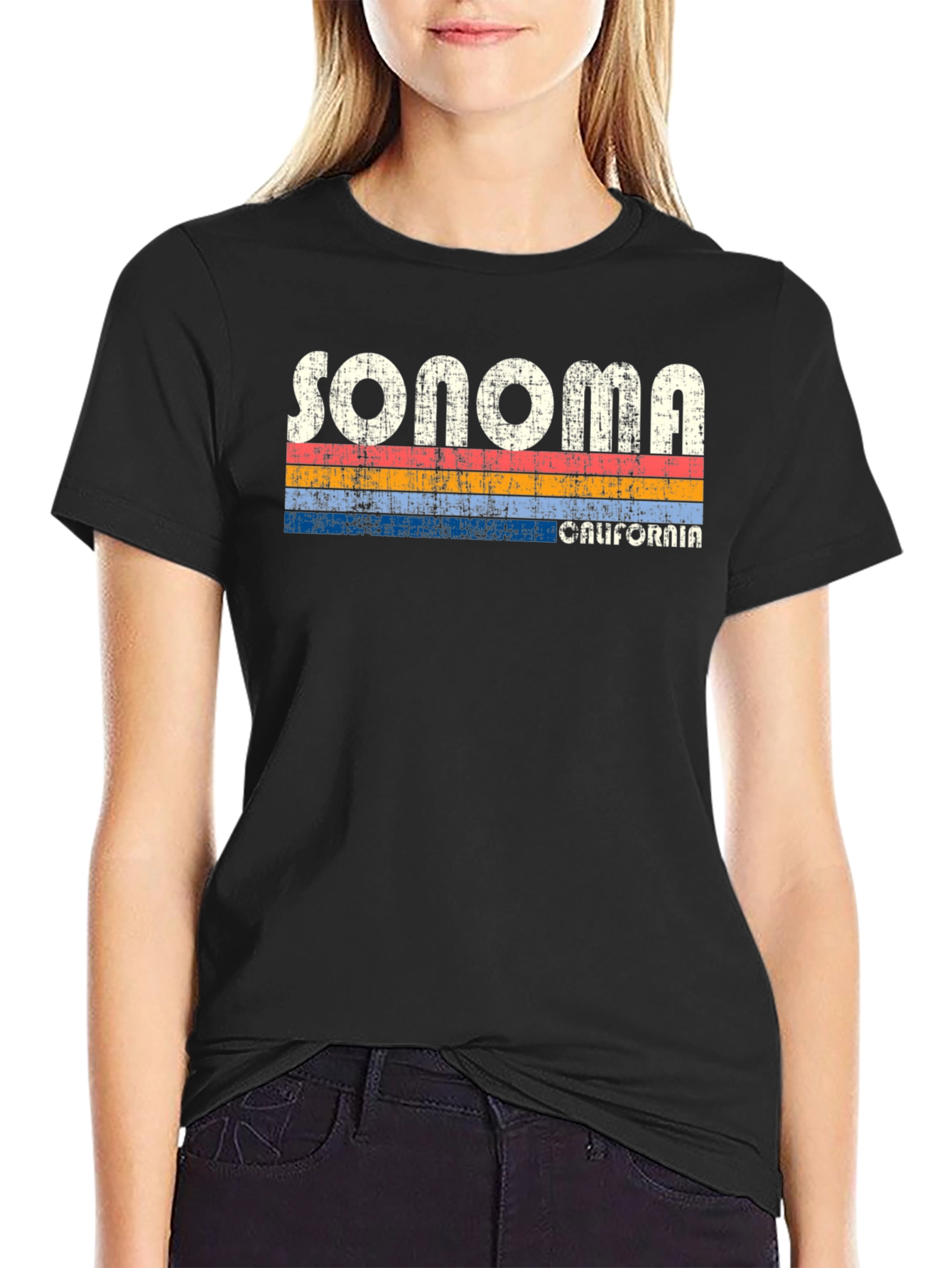 Sonoma California Retro Style T-Shirt