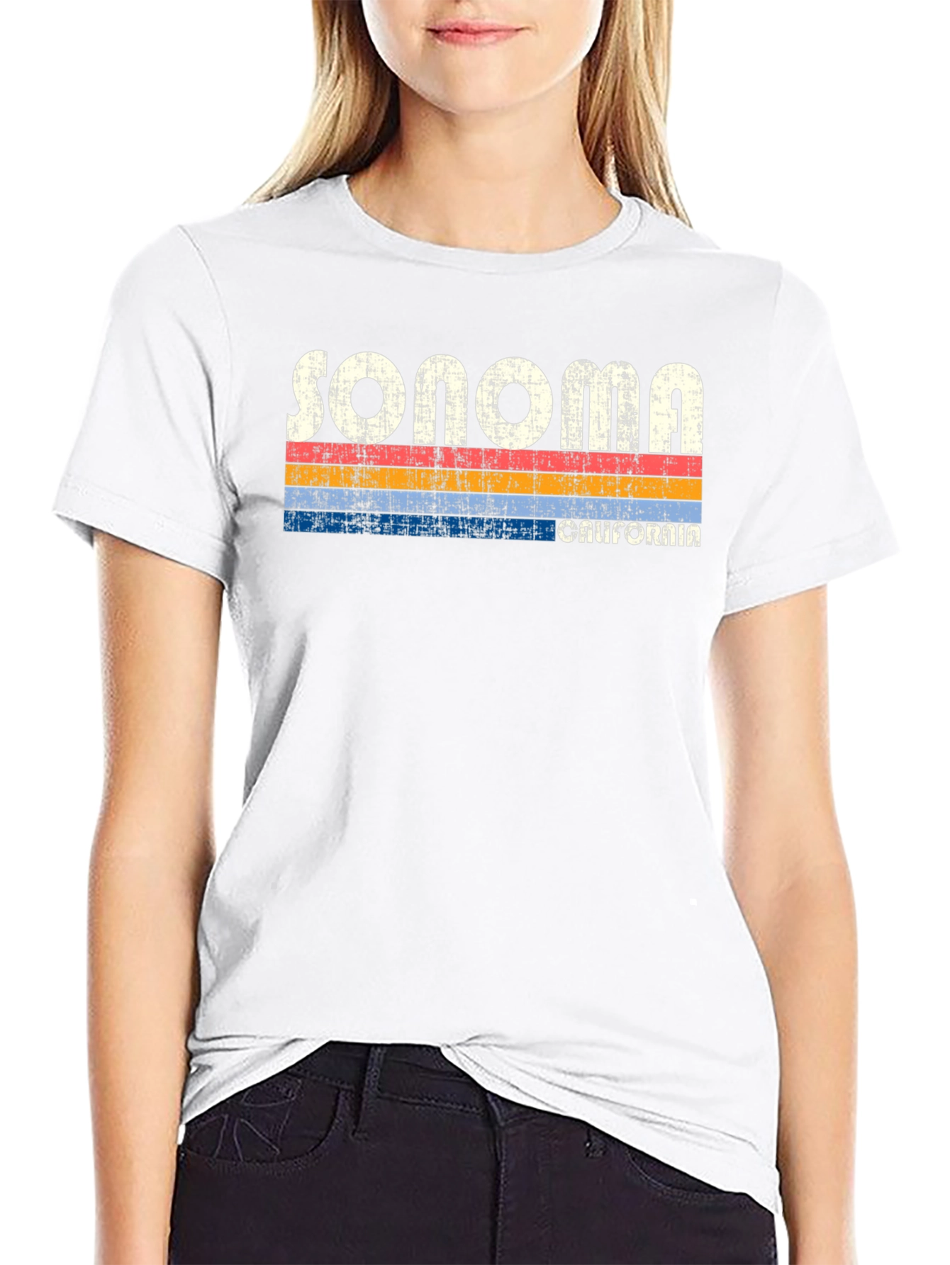 Sonoma California Retro Style T-Shirt