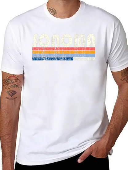 Sonoma California Retro Style T-Shirt