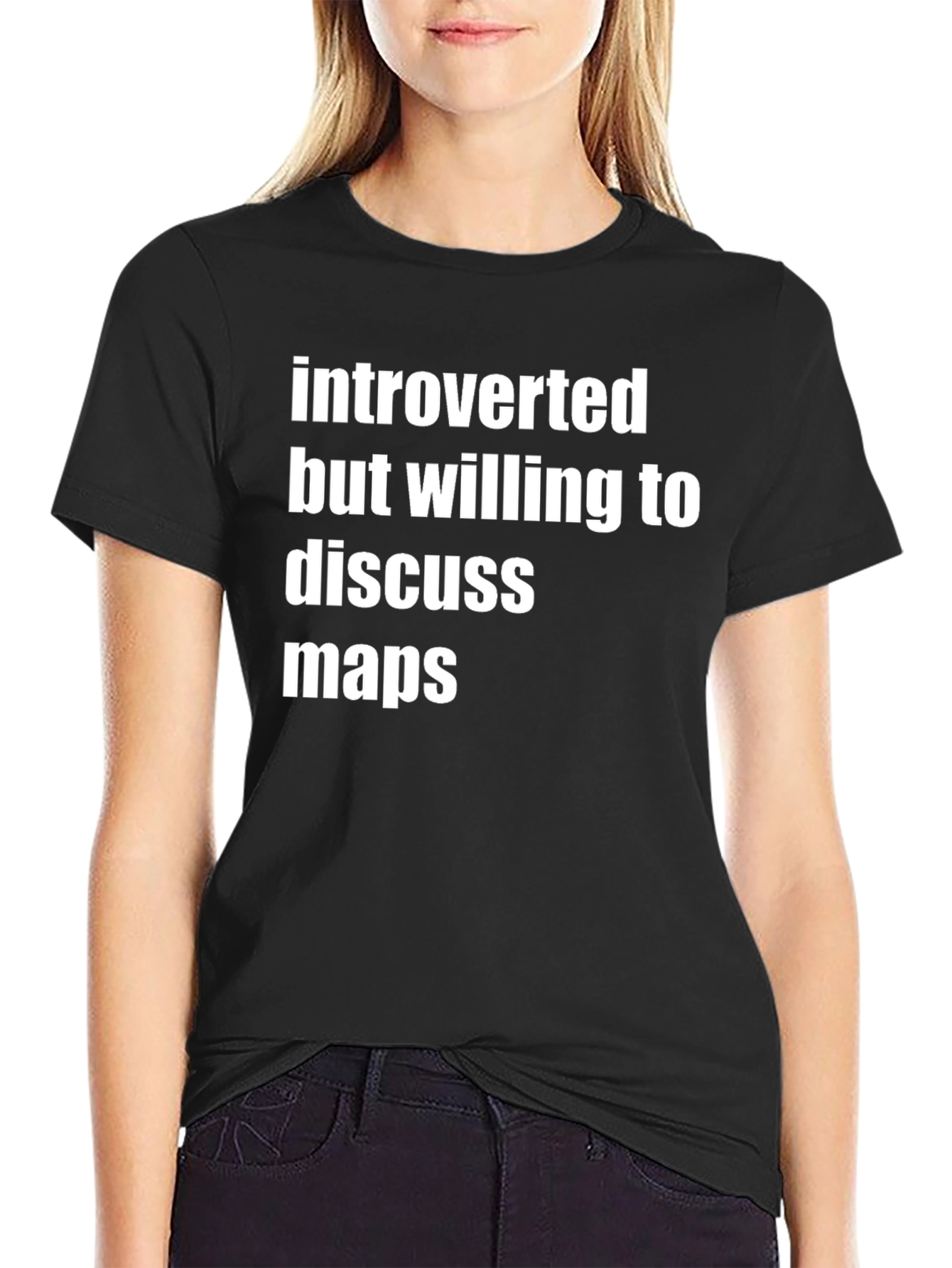 Introverted Maps Graphic Tee