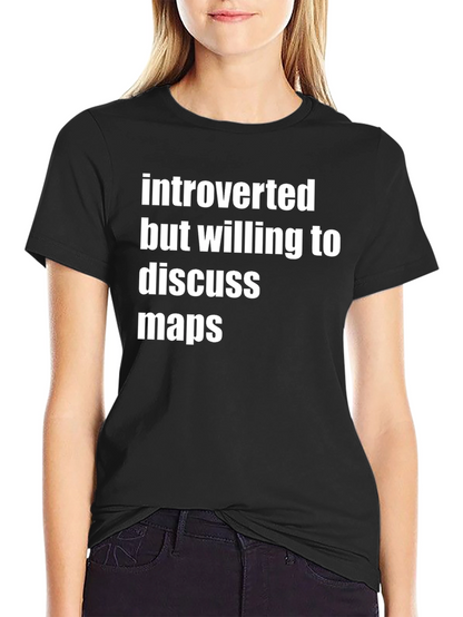 Introverted Maps Graphic Tee