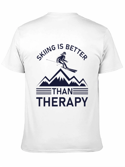 Skiing is Better Than Therapy T-Shirt