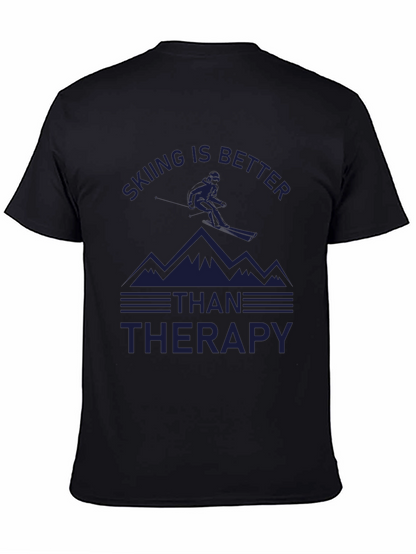 Skiing is Better Than Therapy T-Shirt