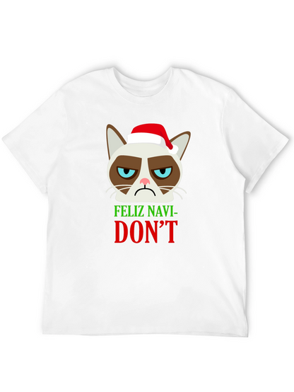 Grumpy Cat Feliz Navi-DONT Christmas T-Shirt