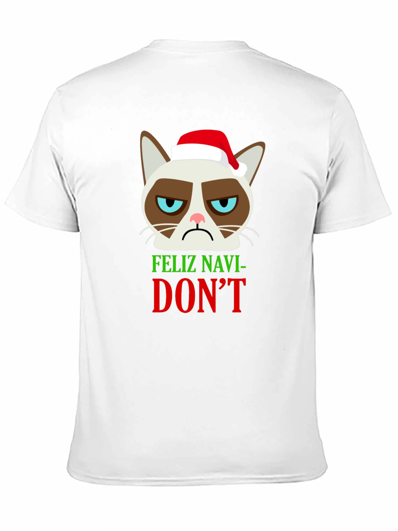 Grumpy Cat Feliz Navi-DONT Christmas T-Shirt