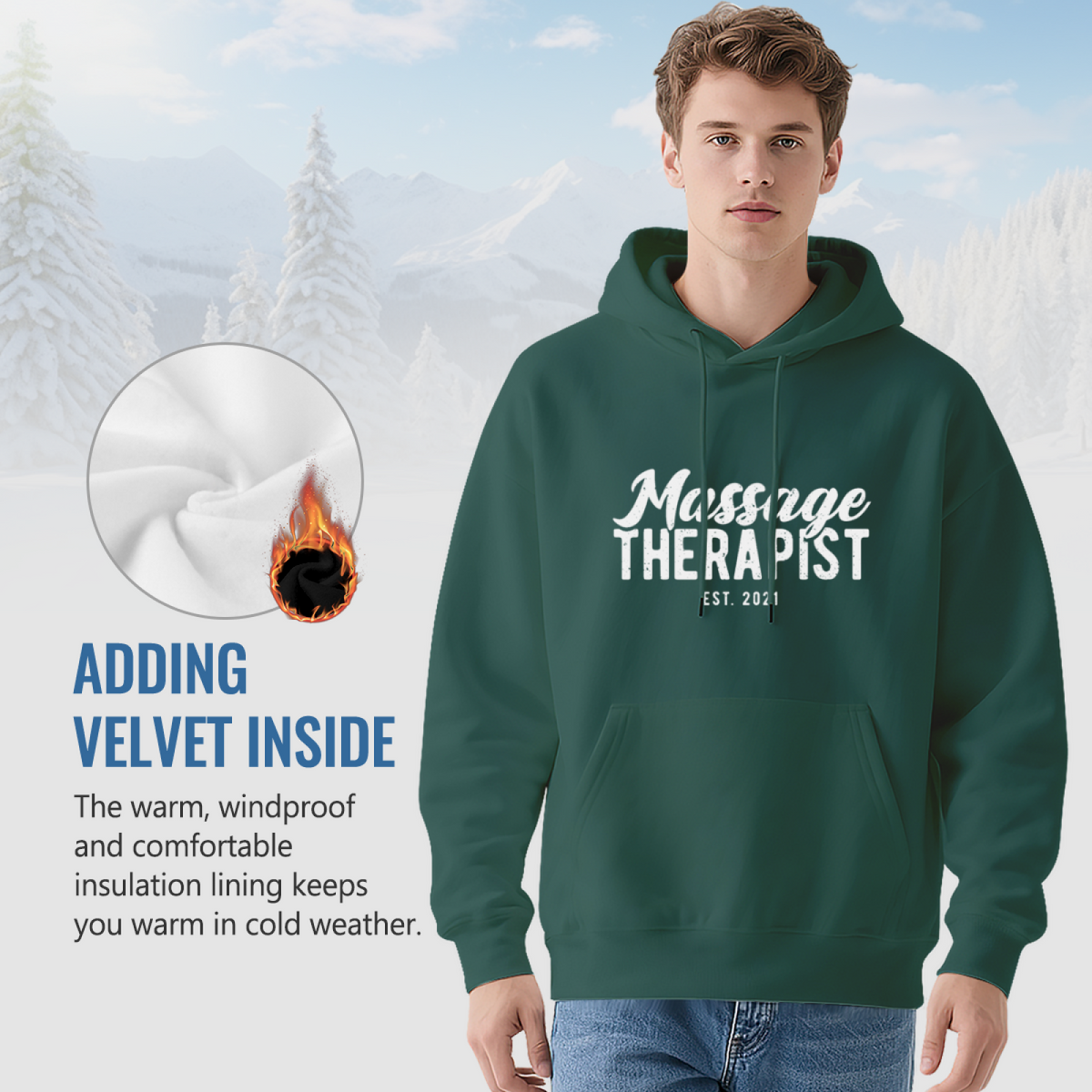 Cool Graphic Hoodie - Inspirational Quote