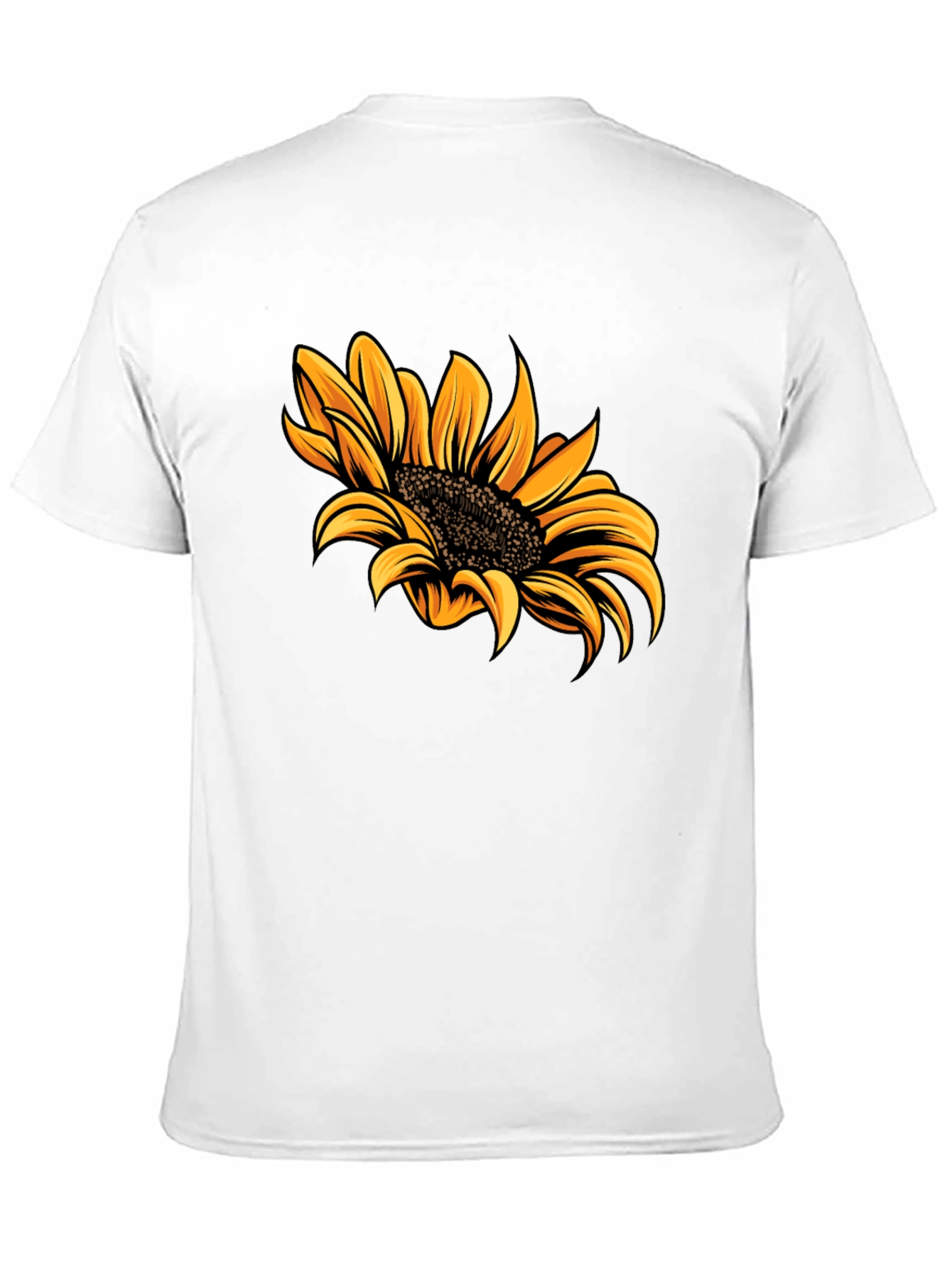 Sunflower Graphic Tee - Trendy Black T-Shirt