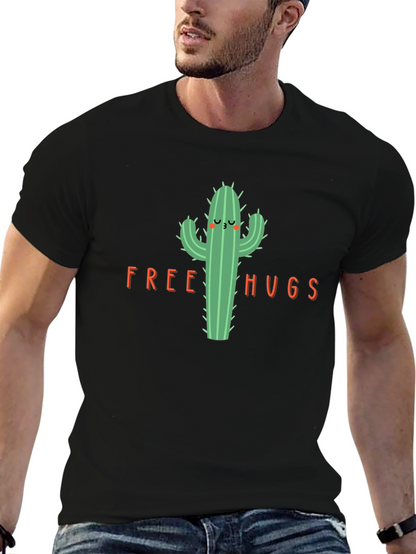 Cactus Free Hugs Graphic T-Shirt