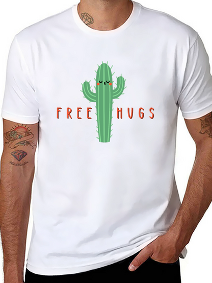 Cactus Free Hugs Graphic T-Shirt