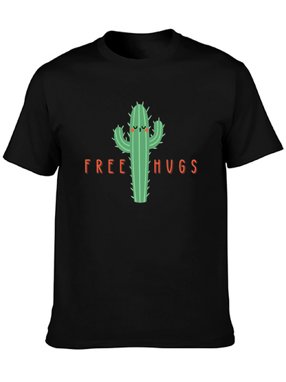 Cactus Free Hugs Graphic T-Shirt