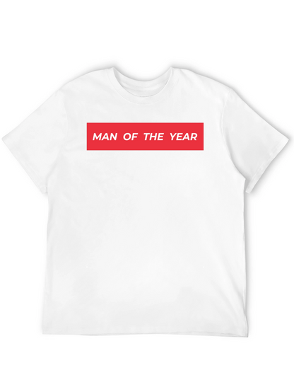 Man of the Year Graphic Tee - Black