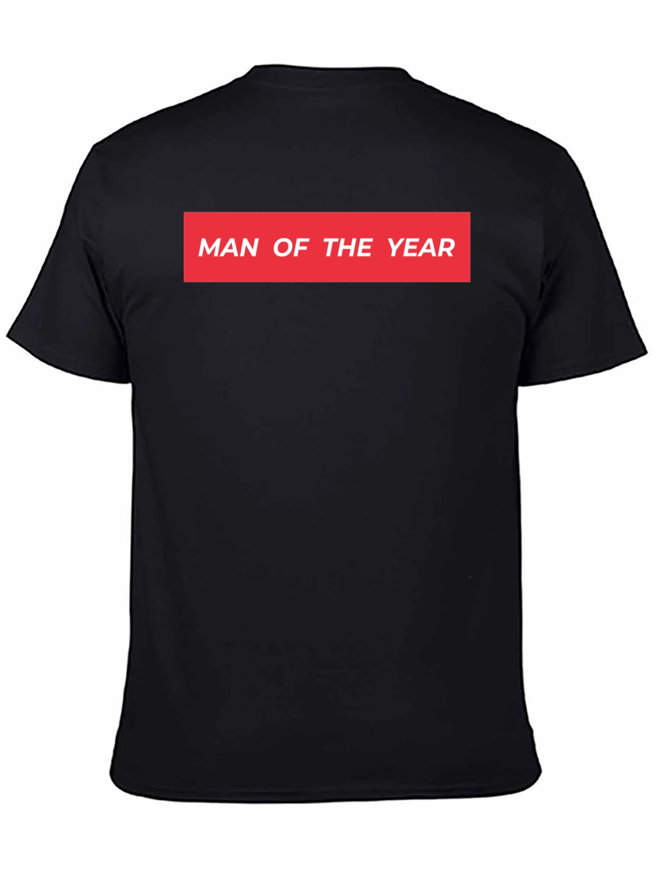 Man of the Year Graphic Tee - Black