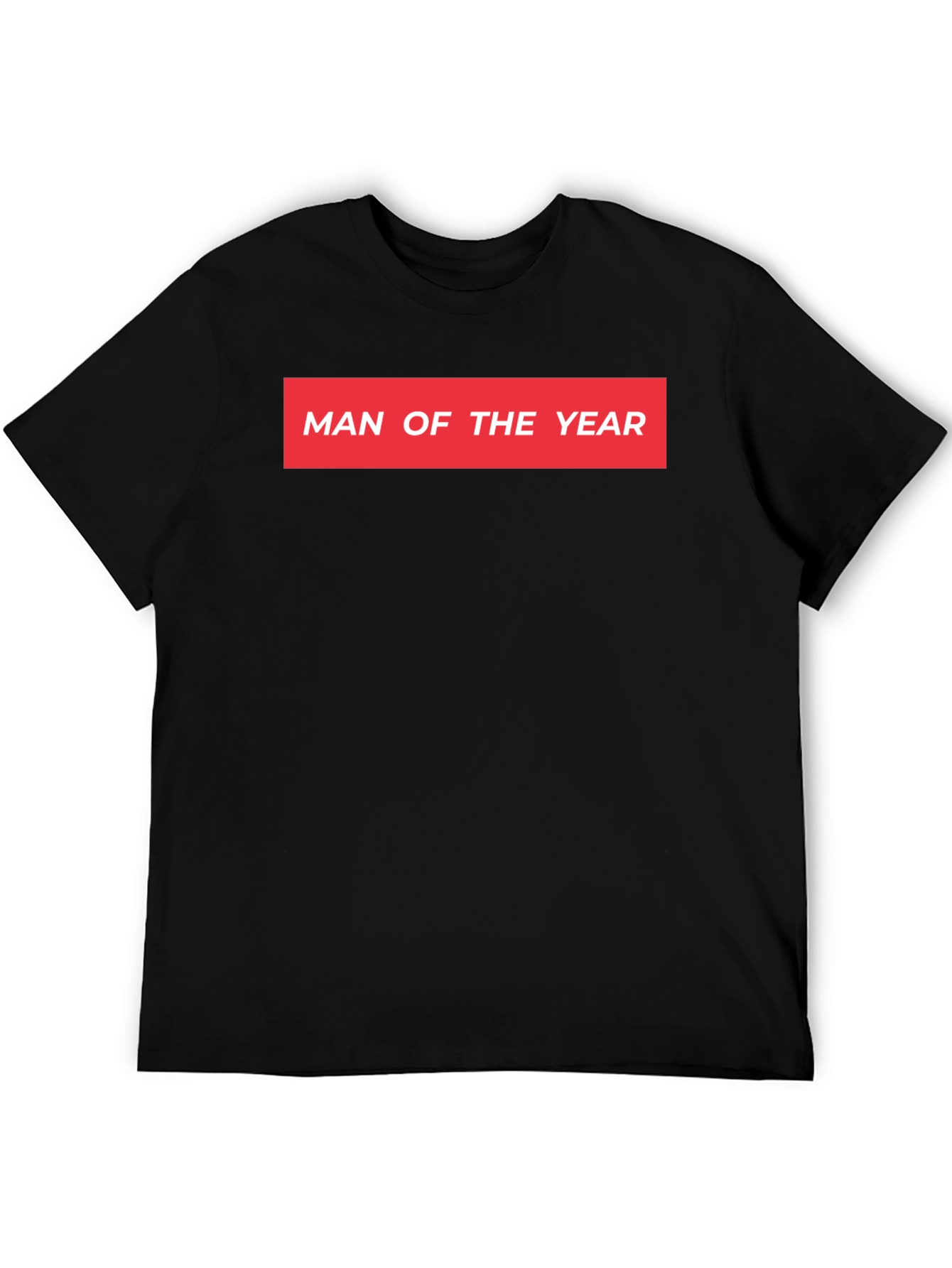 Man of the Year Graphic Tee - Black