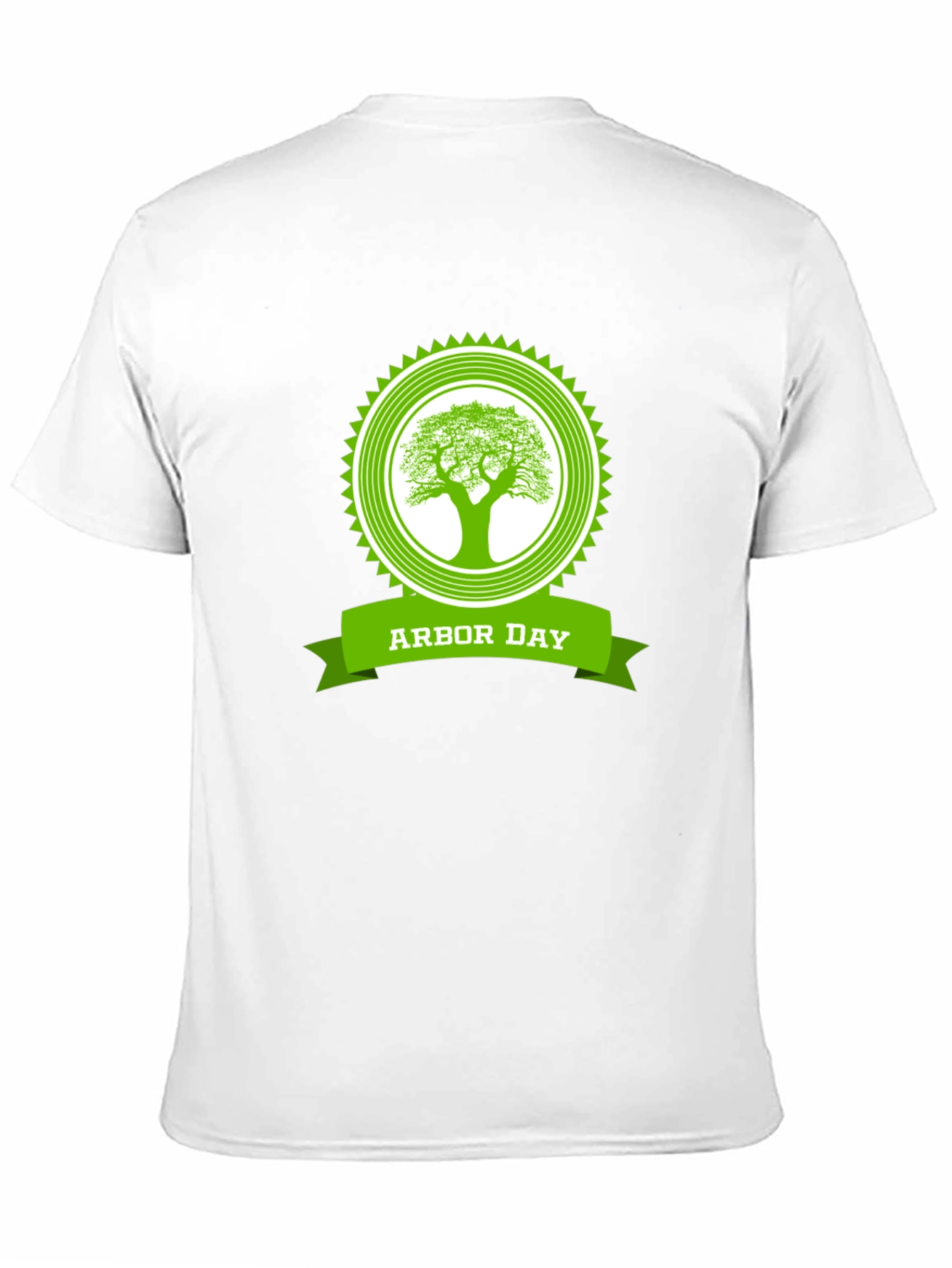 Arbor Day Tree Graphic Black T-Shirt