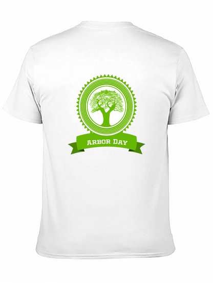 Arbor Day Tree Graphic Black T-Shirt