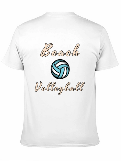 Beach Volleyball Graphic Tee - Casual Comfort