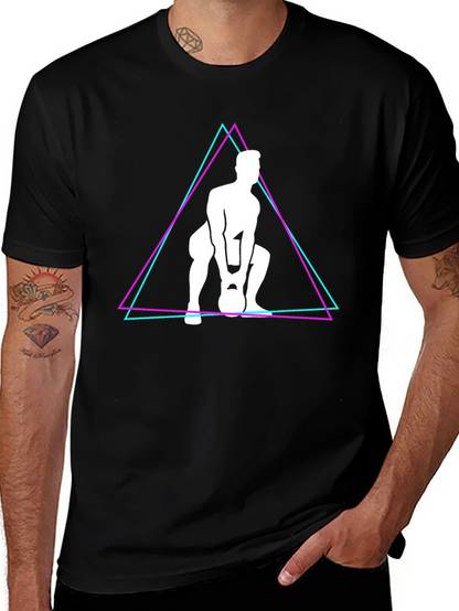 Retro Kettlebell Workout T-Shirt