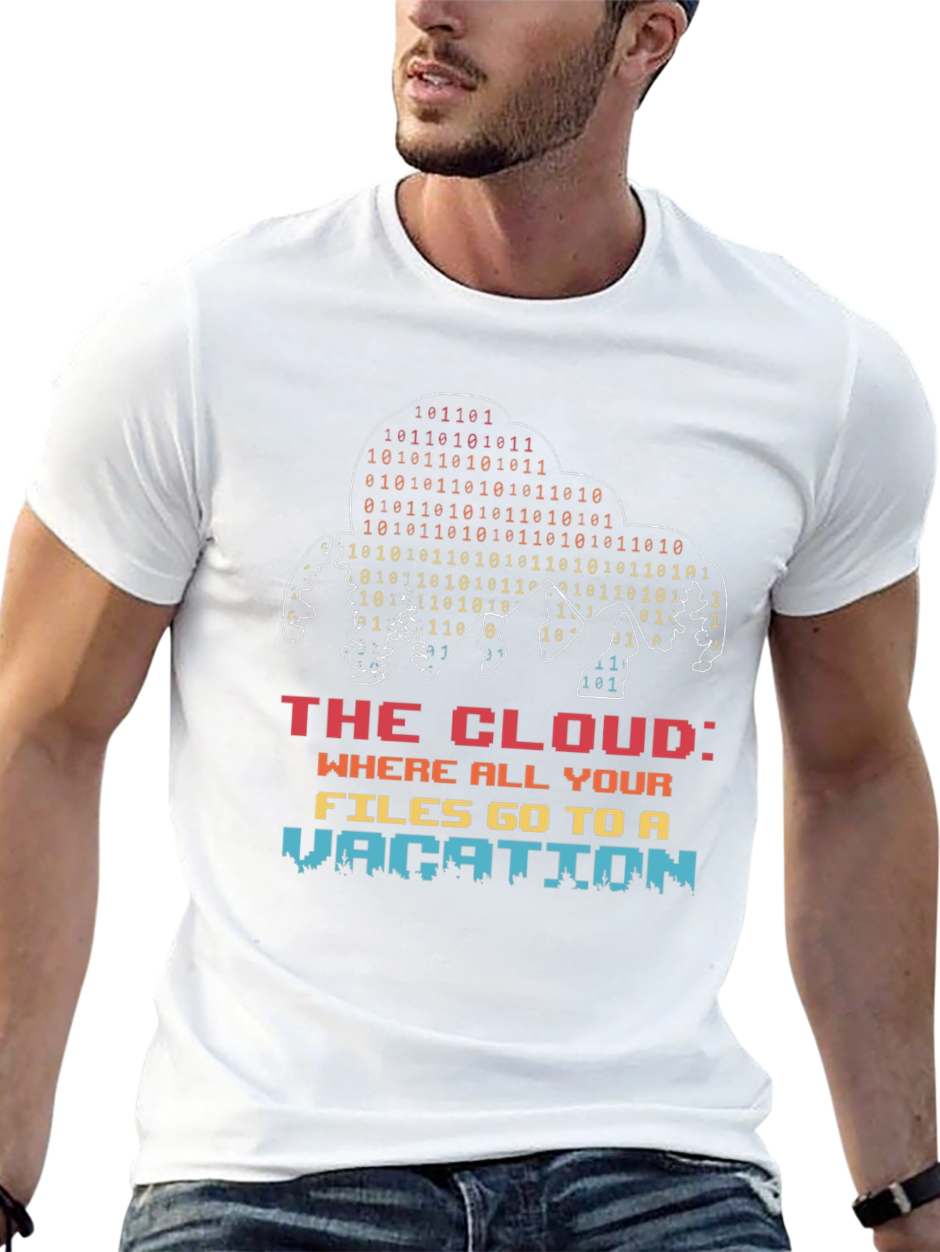 The Cloud Vacation T-Shirt - Tech Humor Tee