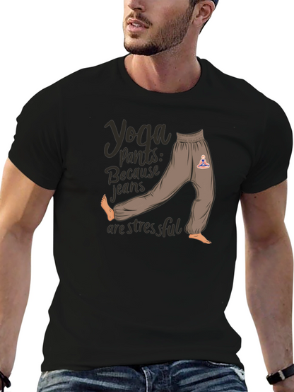 Yoga Pants Graphic Tee: Comfort & Style