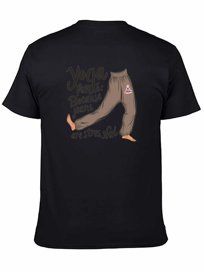 Yoga Pants Graphic Tee: Comfort & Style