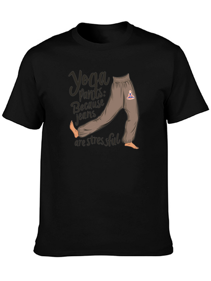 Yoga Pants Graphic Tee: Comfort & Style