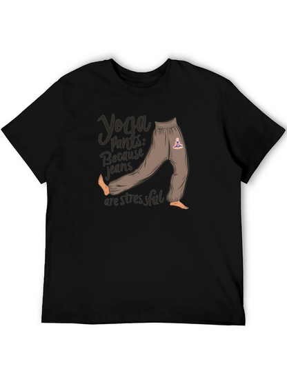 Yoga Pants Graphic Tee: Comfort & Style