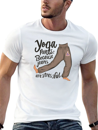 Yoga Pants Graphic Tee: Comfort & Style