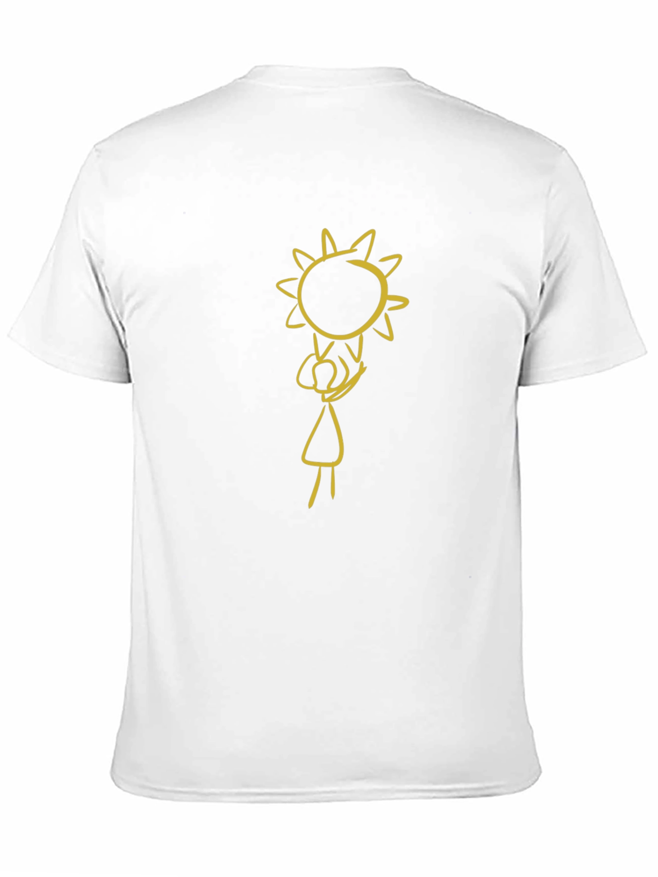 Black Graphic Tee: Sun Child Design