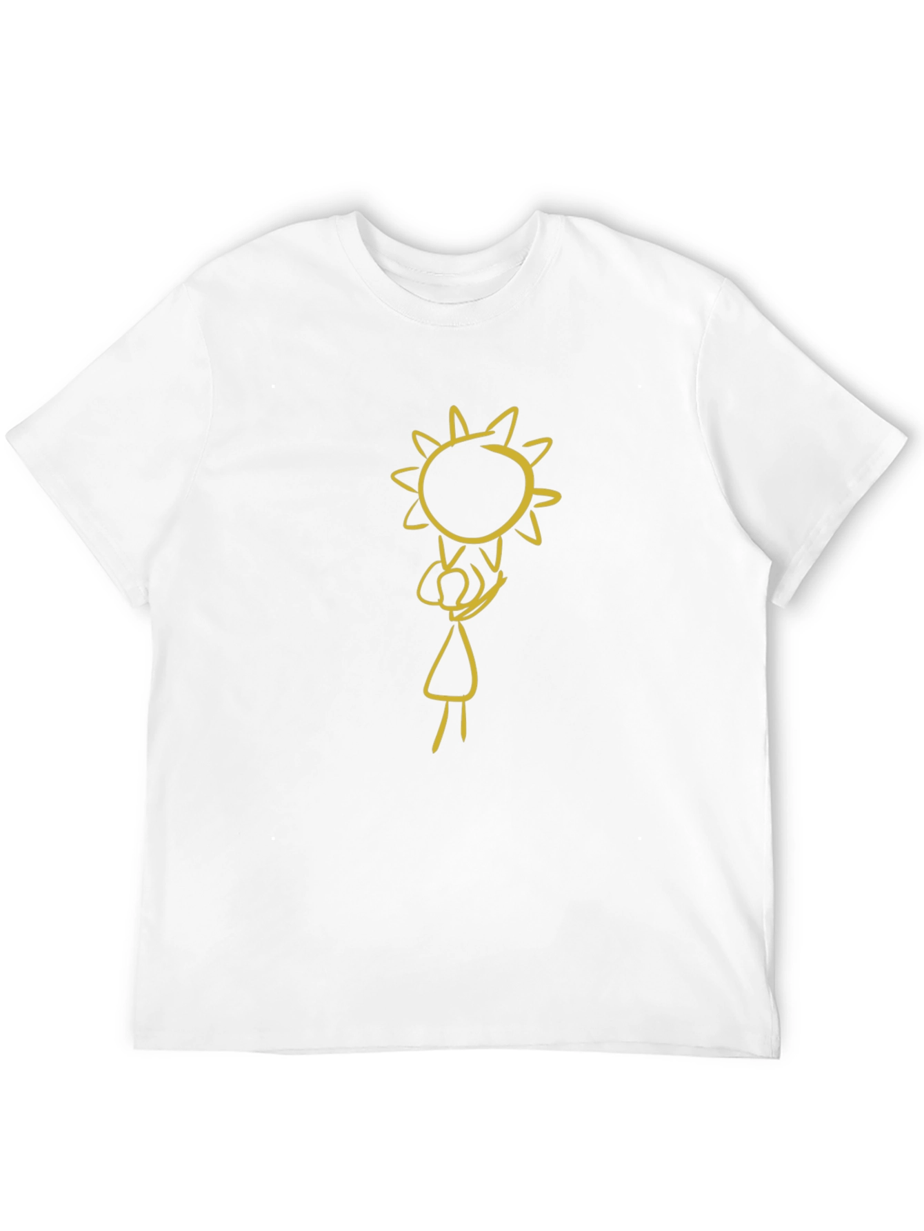 Black Graphic Tee: Sun Child Design