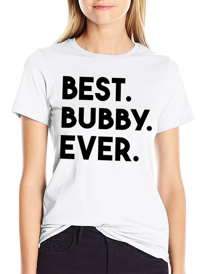 Best Bubby Ever - Black T-Shirt