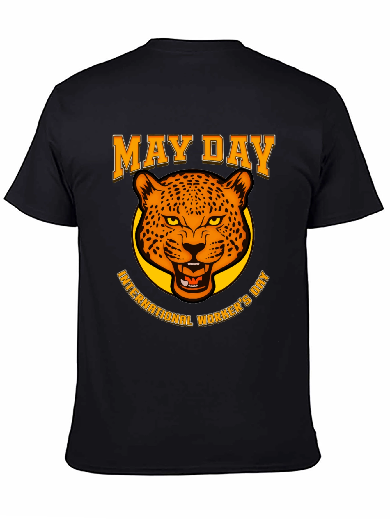May Day Leopard Graphic T-Shirt