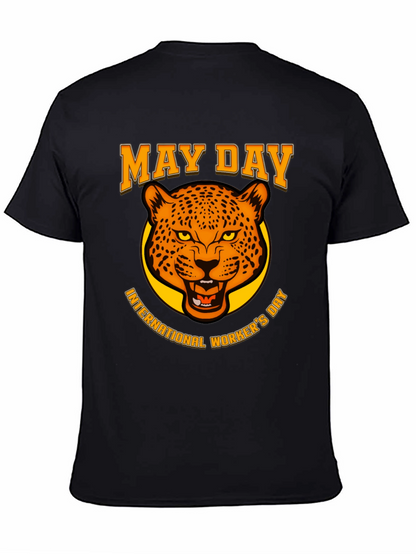 May Day Leopard Graphic T-Shirt