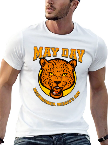 May Day Leopard Graphic T-Shirt