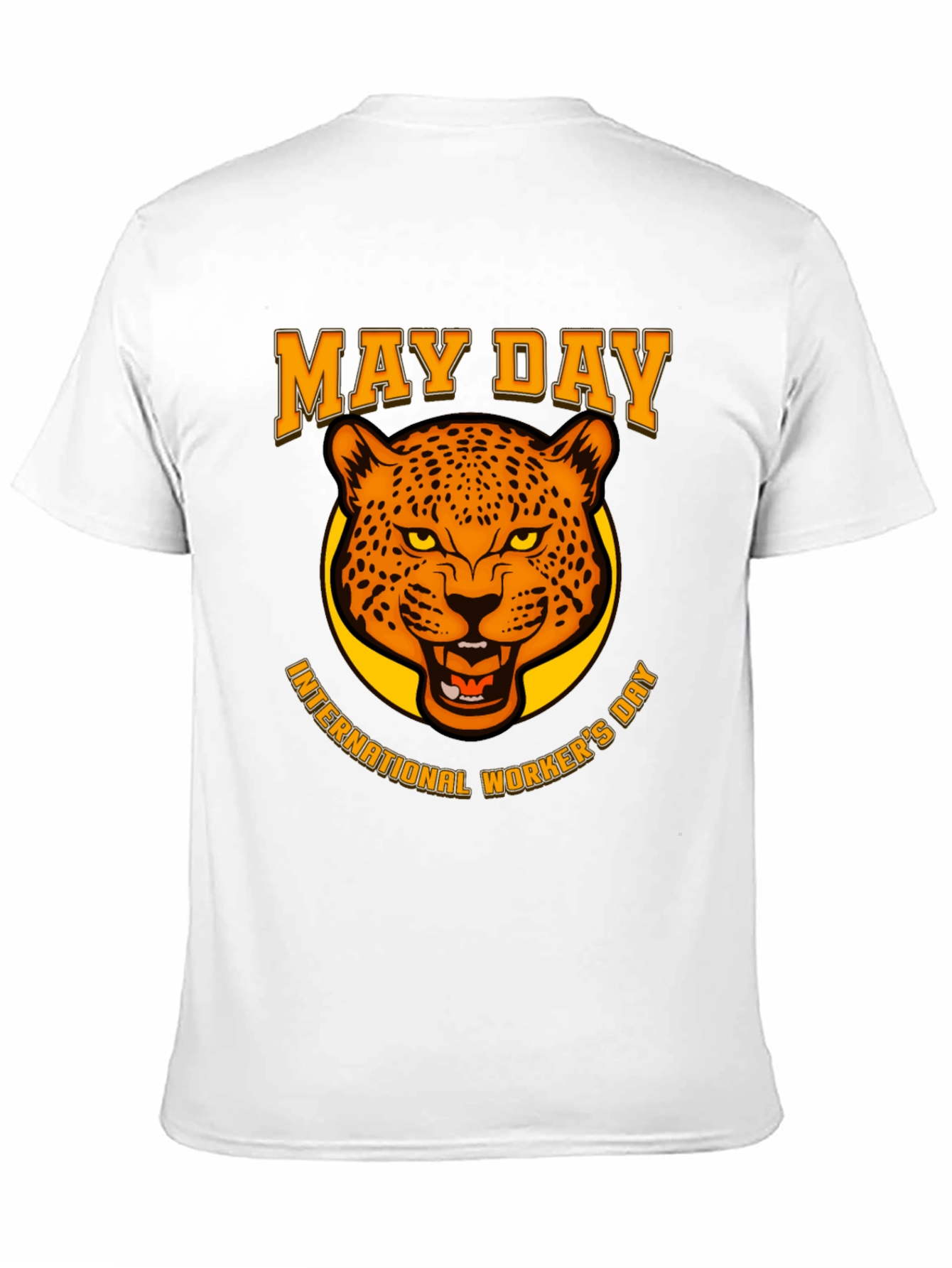 May Day Leopard Graphic T-Shirt