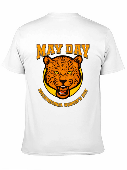 May Day Leopard Graphic T-Shirt