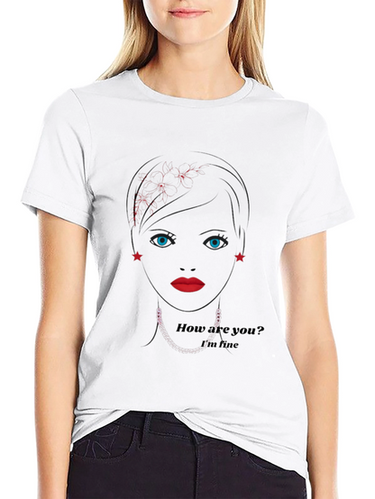 Woman Portrait Graphic T-Shirt