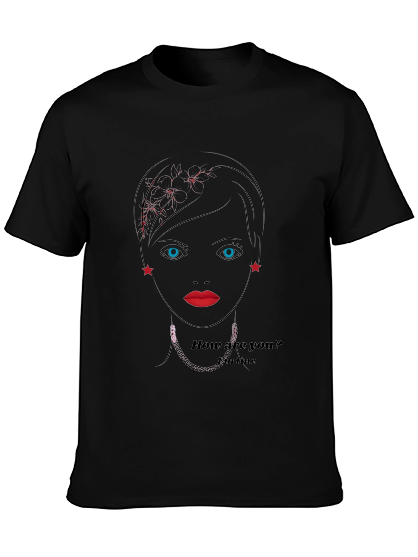 Woman Portrait Graphic T-Shirt