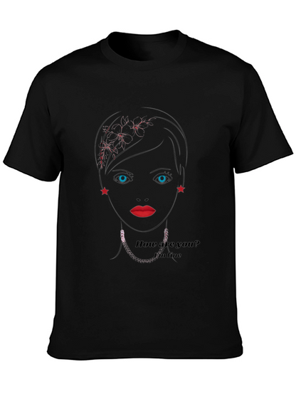 Woman Portrait Graphic T-Shirt