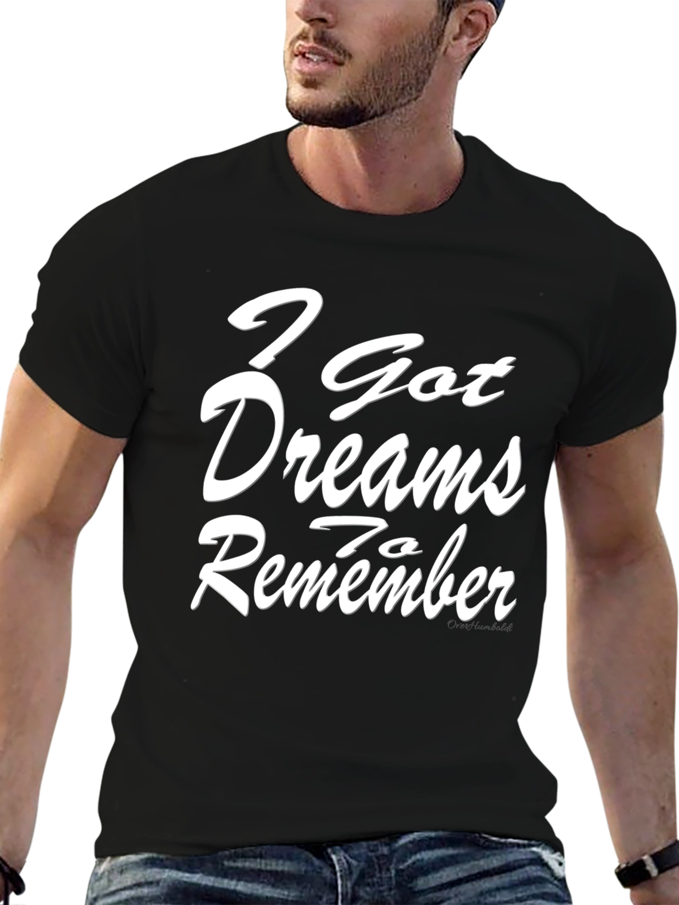 Dreams Reminder Black Graphic Tee
