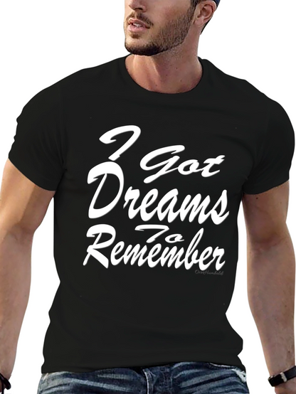 Dreams Reminder Black Graphic Tee