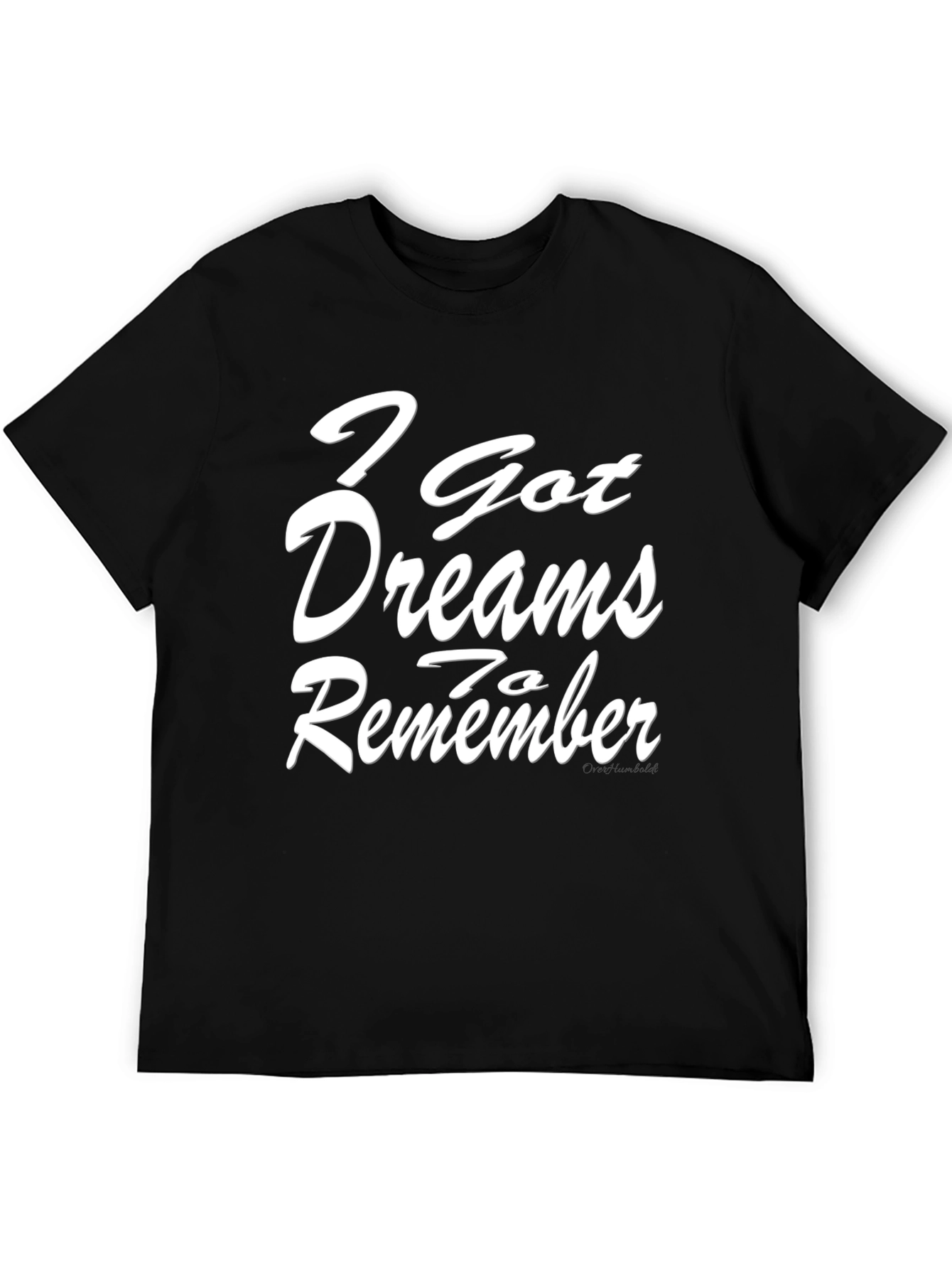 Dreams Reminder Black Graphic Tee