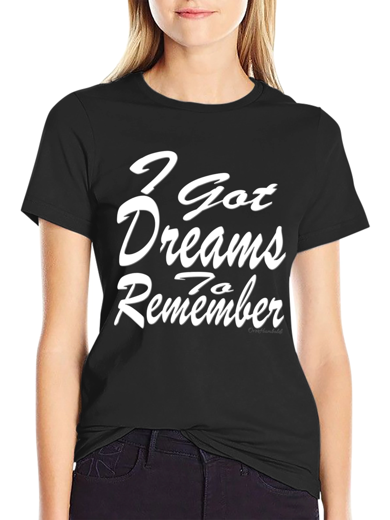 Dreams Reminder Black Graphic Tee