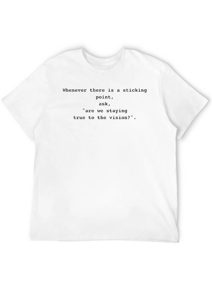 Vision Statement Tee - Motivational Shirt