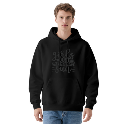 Girls Just Wanna Have Sun Graphic Hoodie