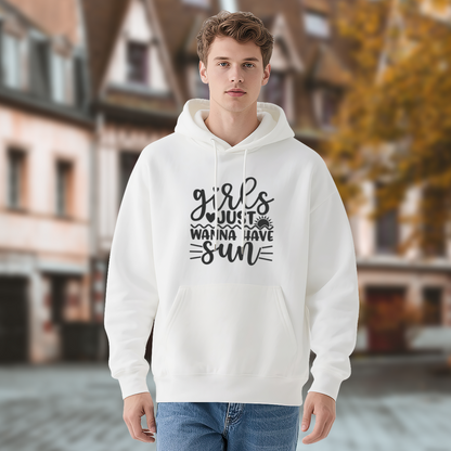 Girls Just Wanna Have Sun Graphic Hoodie