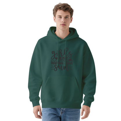 Girls Just Wanna Have Sun Graphic Hoodie