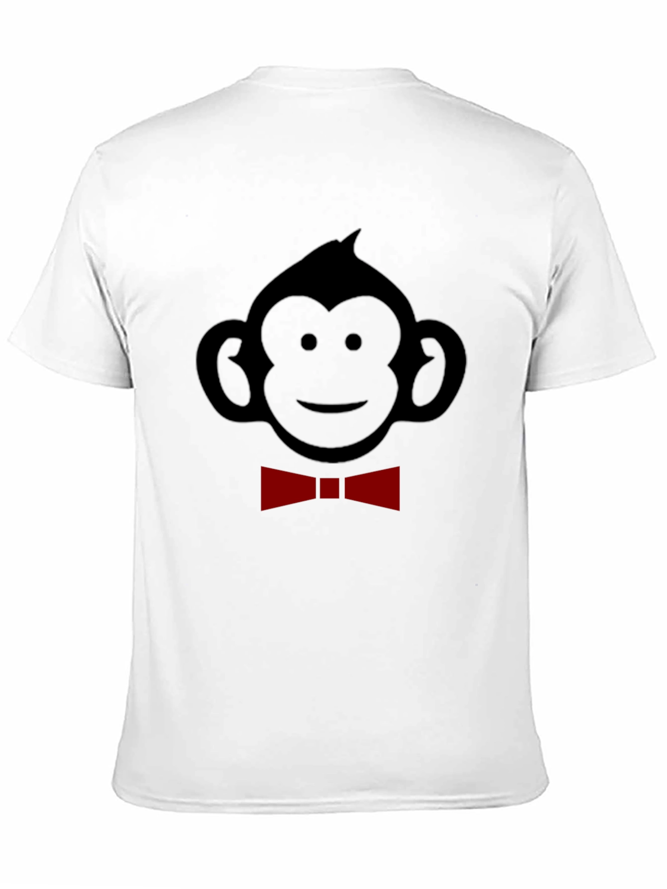 Monkey Bow Tie Graphic Tee - Black